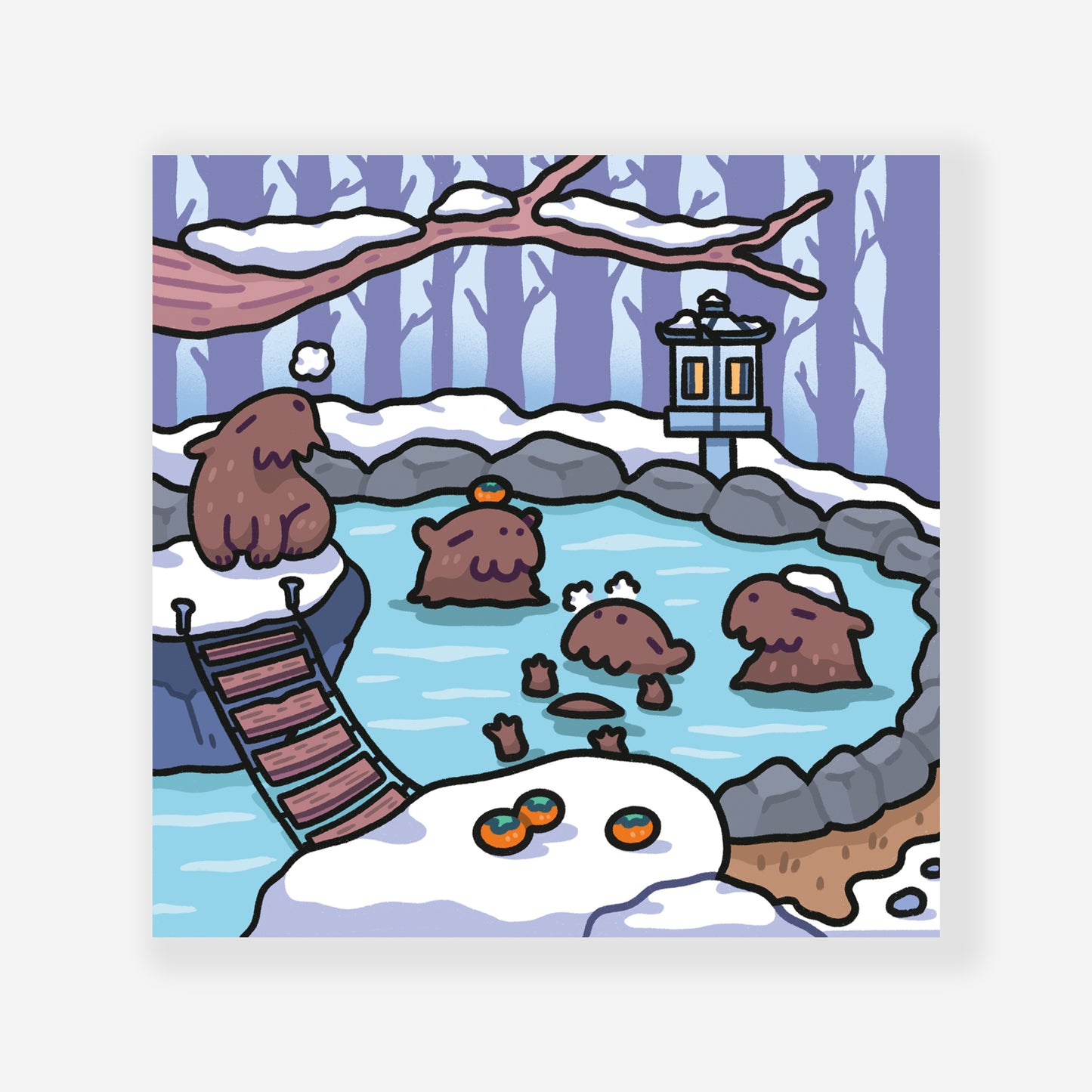 Capybara Springs Print