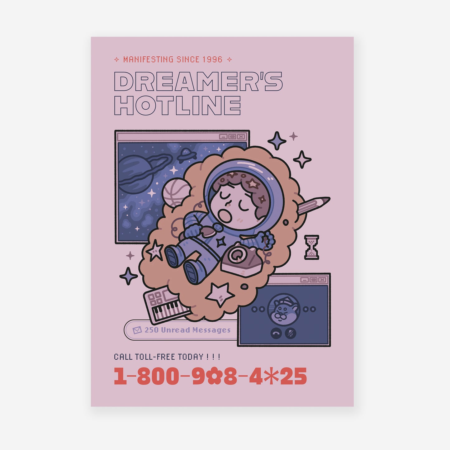 Dreamer's Hotline Print