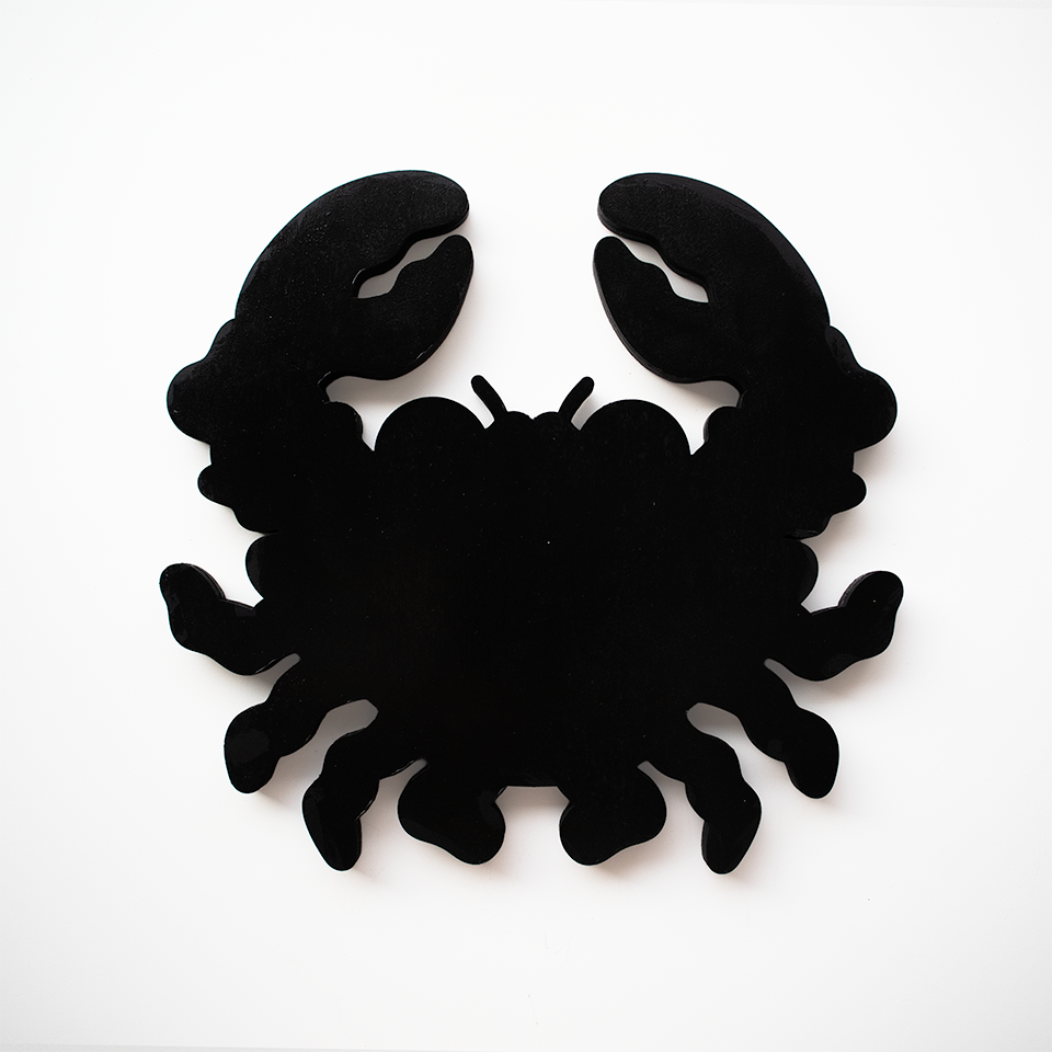 Crab Woodcut Painting