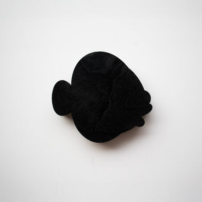 Chibi Flat Fish Wood Figurine