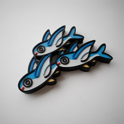 [PRE-ORDER] Chibi Flying Fish Wood Figurine