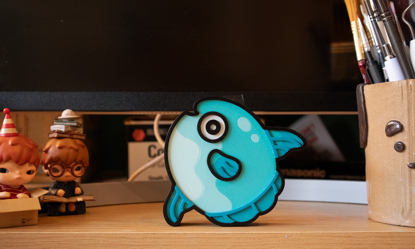 [PRE-ORDER] Chibi Mola Mola Wood Figurine