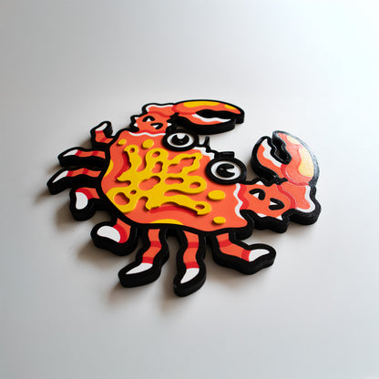 [PRE-ORDER] Crab Woodcut Painting
