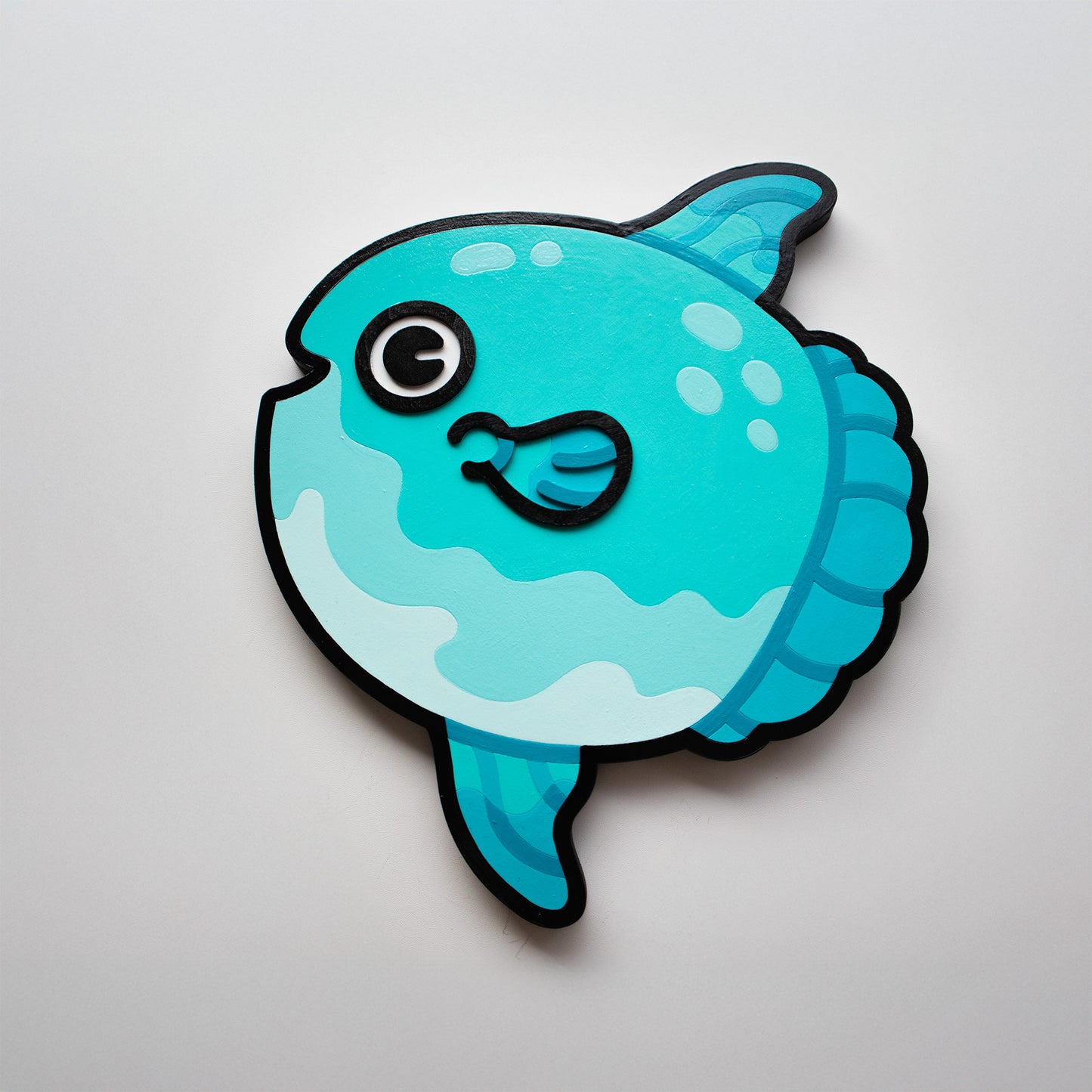 [PRE-ORDER] Mola Mola Woodcut Painting