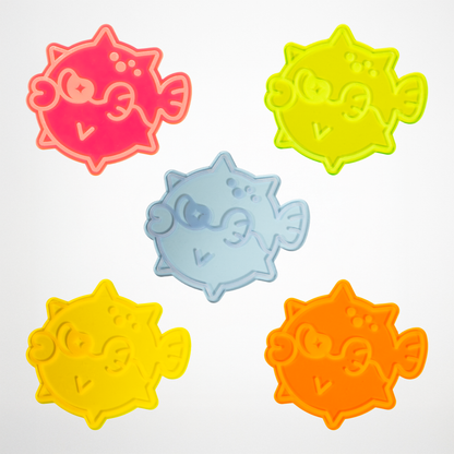 Pufferfish Coaster Set